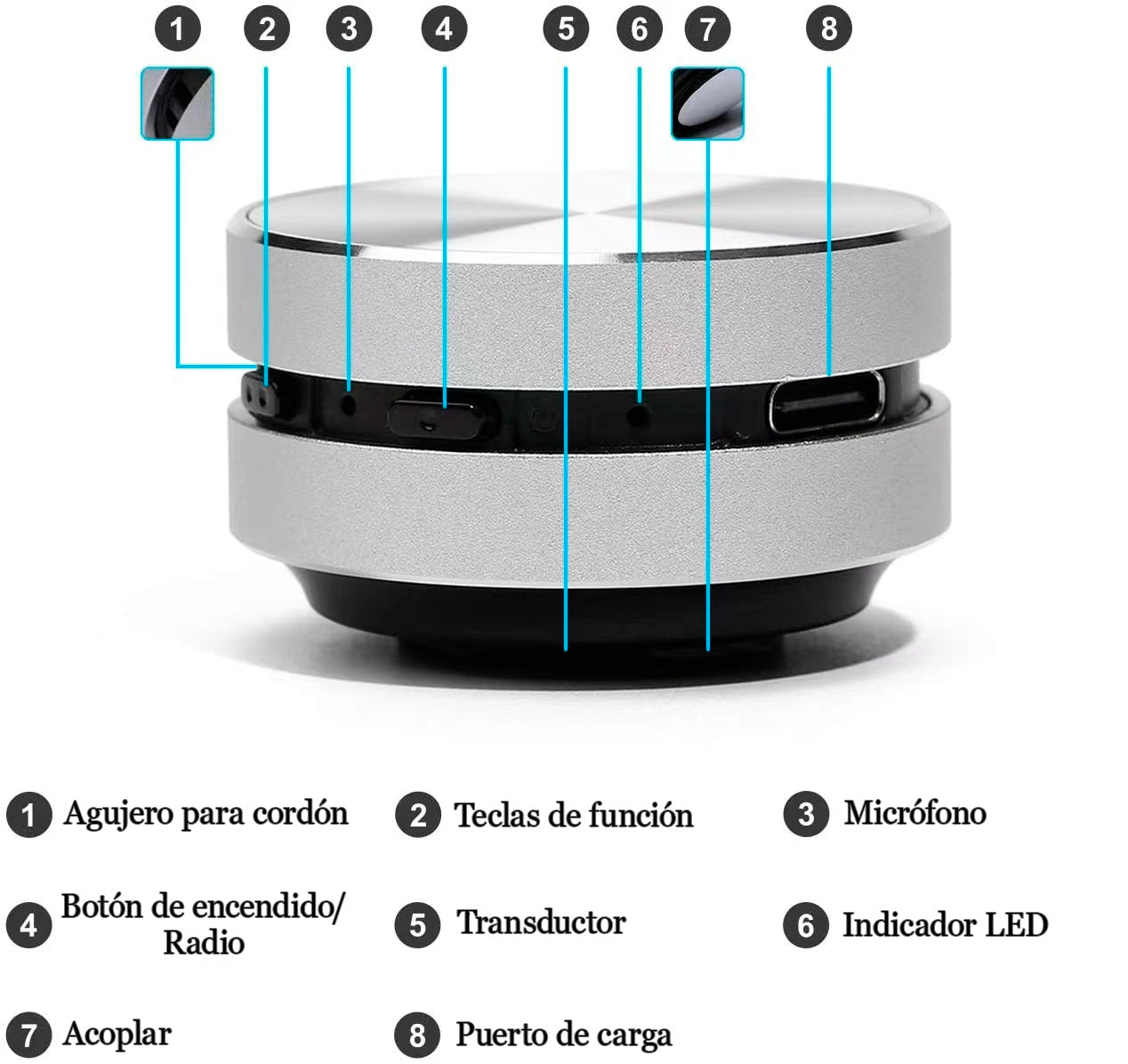 Mini Altavoz bluetooth NanoBeats®